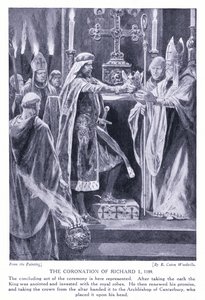 理查德一世的加冕典礼，1920年代